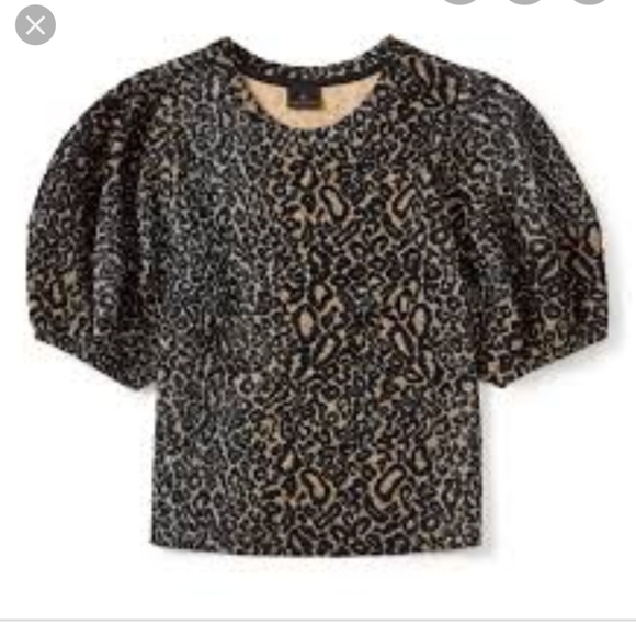 Worthington Puff Sleeve Top - Picture 1 of 7